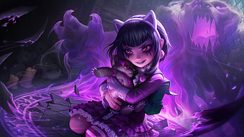 Goth Annie, riot games, league of legends, videogame, league, lol HD wallpaper