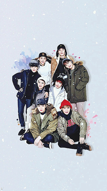 EXO, K-pop sensation, Catchy melodies, Choreographed performances HD phone wallpaper