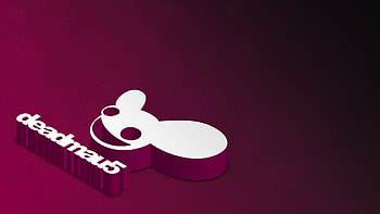 deadmau5, izo, white, mau5, logo HD wallpaper