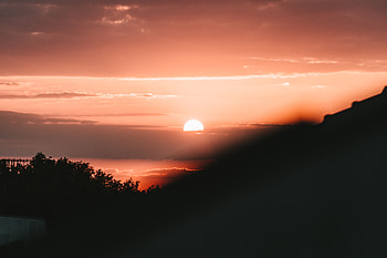 Sunset, Sky, Sun, Twilight, Clouds, Dark, Dusk HD wallpaper