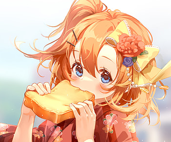 Honoka Kousaka, Honoka Kousaka, Anime, Love Live! HD wallpaper