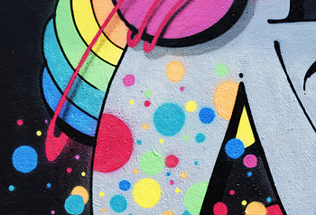 Multicolored, Motley, Texture, Textures, Paint, Wall, Graffiti HD wallpaper