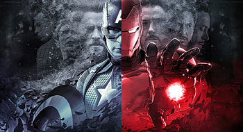 Iron Man X Captian America, iron-man, captain-america, superheroes, artist, artwork, digital-art HD wallpaper