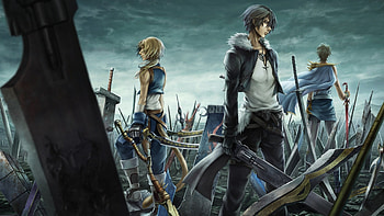 Preview final fantasy, squall leonhart, sword, weapon, zidane tribal, boys HD wallpaper