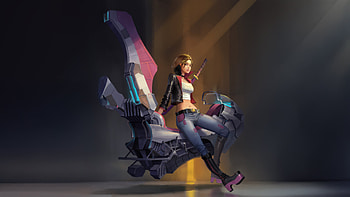 Edge Of Tomorrow Samurai Ride, cyberpunk, samurai, anime-girl, artist, artwork, art, digital-art, artstation HD wallpaper