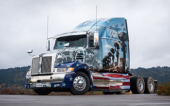 Western Star 5700, american truck, tuning, American style, Western Star Truck HD wallpaper