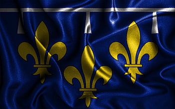 Orleanais flag, , silk wavy flags, french provinces, Flag of Orleanais, fabric flags, Day of Orleanais, 3D art, Orleanais, Europe, Provinces of France, Orleanais 3D flag, France HD wallpaper