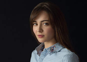 Stare, portrait, attitude, woman HD wallpaper