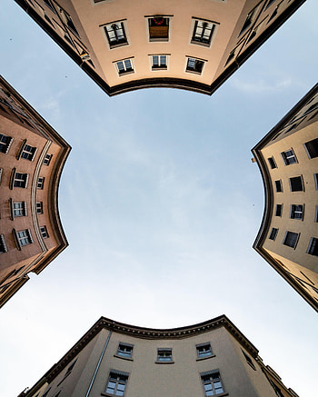 Cities, Architecture, Building, Facade, Bottom View HD phone wallpaper