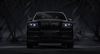 Rolls-Royce Cullinan black badge, luxury car, 2019 HD wallpaper
