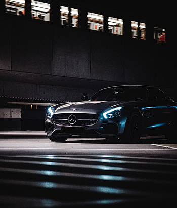 Cars, Dark, Car, Machine, Grey, Mercedes, Supercar HD phone wallpaper