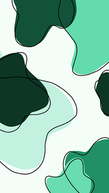 green cow prints, red HD phone wallpaper