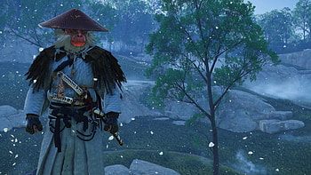 WhiteMonkey, Ghost of Tsushima, PlayStation 5, video game, samurai HD wallpaper