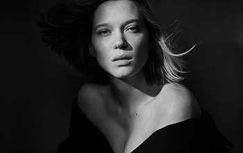 Actress, bw, Lea Seydoux HD wallpaper