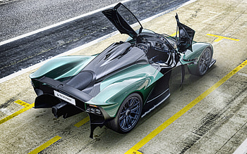 2022, Aston Martin Valkyrie Spider, , top view, exterior, supercar, luxury cars, Valkyrie Spider, British sports cars, Aston Martin HD wallpaper