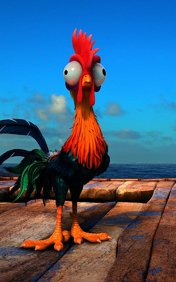 Moana, Animation, Chicken HD phone wallpaper