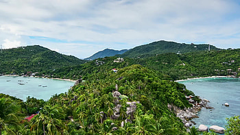 dom Beach viewpoint, Koh Tao, Thailand travels, Captivating scenery HD wallpaper