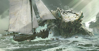 Dungeons & Dragons - Tomb of Annihilation, sea monster, man made, Dungeons & Dragons HD wallpaper