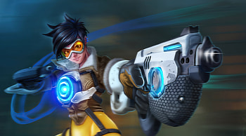 Tracer Overwatch Fanart , tracer-overwatch, tracer, overwatch, games, artstation HD wallpaper