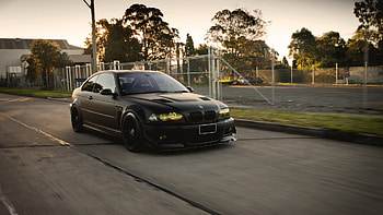 Preview bmw, black, m3, e46, tuning HD wallpaper