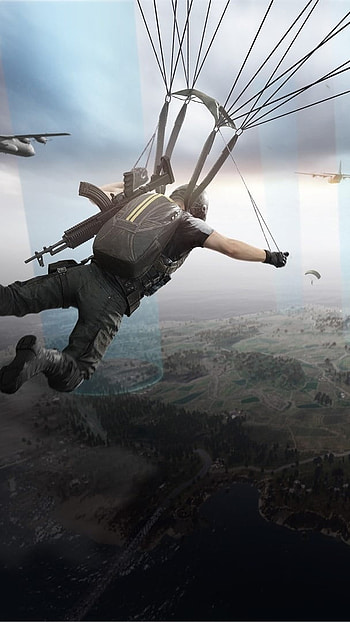 Pubg , Parachute HD phone wallpaper