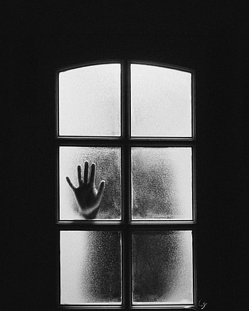 Window, darkness, hand HD phone wallpaper