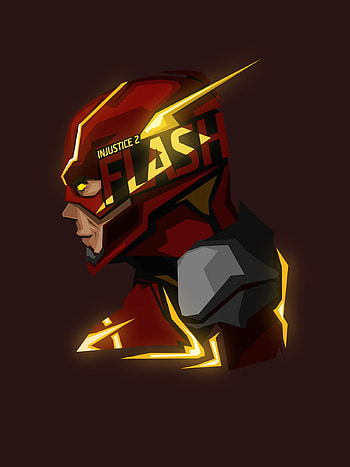 The Flash , resolution, Minimal art style, CGI graphics HD phone wallpaper