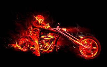 Skeletons, Fantasy, Fire HD wallpaper