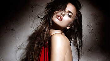 Irina Sheik, irina, sheik, woman, red HD wallpaper