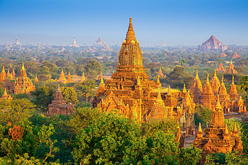 que temple city, Bagan, Myanmar HD wallpaper