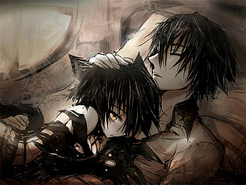 Passion, sekien no inganokku -what a beautiful people-, anime, love, girl, black hair, ati HD wallpaper