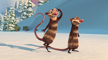 ice age crash and eddie rats HD wallpaper