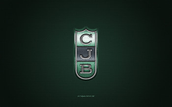 Club Joventut Badalona, Spanish basketball club, green logo, green carbon fiber background, Liga ACB, basketball, Badalona, Spain, Club Joventut Badalona logo HD wallpaper