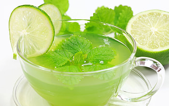 Tea background, Herbal drink, Relaxing infusion, Aromatic leaves HD wallpaper