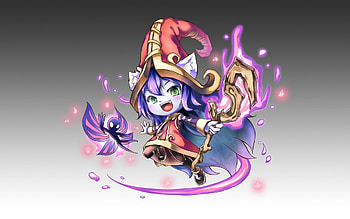 League of Legends, Chibi, Lulu fan art, LOL stats HD wallpaper