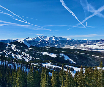 Wilson Peak Colorado, colorado, creek, wilson, vapor trails HD wallpaper
