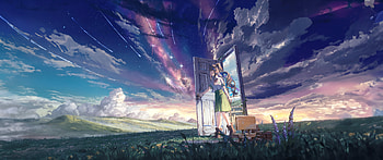 Suzume Iwato by Shijo (Ai extended), Suzume Iwato, Anime, Suzume no Tojimari HD wallpaper