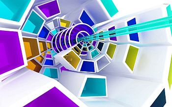 Spiraling shapes jpg HD wallpaper