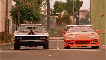 Street racing scenes, The Fast and the Furious HD wallpaper