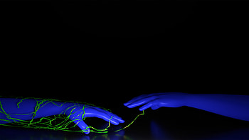 Miscellanea, Miscellaneous, Neon, Hands, Dummy, Mannequin HD wallpaper