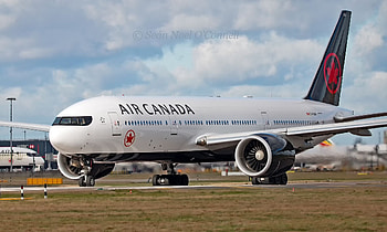 Air Canada Boeing 777, C-FNNH, LHR Canadian Airlines HD wallpaper
