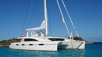 Luxury yacht, Caribbean paradise, King's Ransom, Matrix Catamaran HD wallpaper