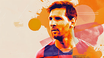 Messi Magic: Vibrant Soccer, soccer, Sports, Lionel Messi HD wallpaper