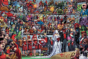 Deadpool Gettting Married, deadpool, wolverine, shehulk, marvel HD wallpaper
