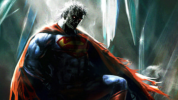 Superman On Superman Knees, superman, superheroes, artist, artwork, digital-art, deviantart HD wallpaper