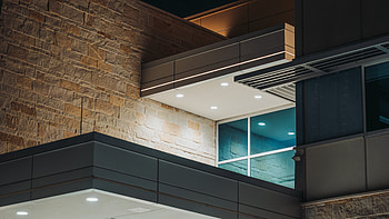 : Modern Facade — Lit Windows & Ceiling Lights, graphy, Modern Architecture, Window HD wallpaper