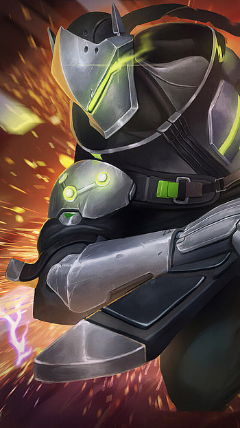 Genji fan art, Artistic creations, , Inspiring backgrounds HD phone wallpaper