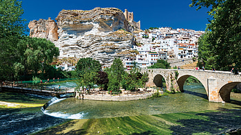 Albacete Bridge Castilla la Mancha Spain Blue Sky Background Travel HD wallpaper