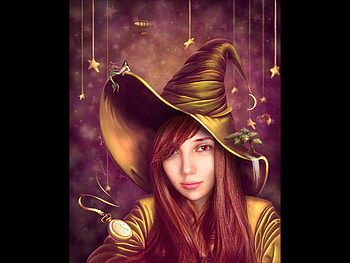Storyteller, girl, fantasy, female HD wallpaper