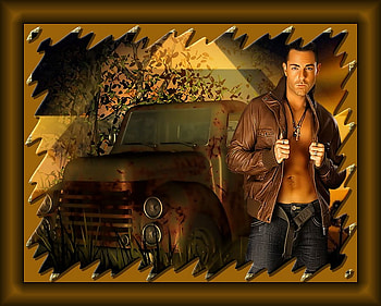 Old car, creation, old, car, man HD wallpaper